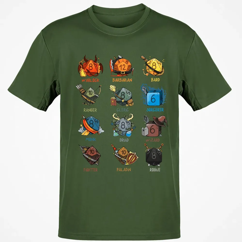 Cute Dice Classes Classic Unisex T-Shirt - 7