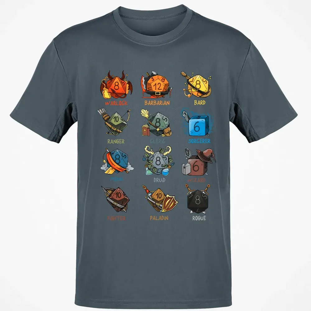 Cute Dice Classes Classic Unisex T-Shirt - 4