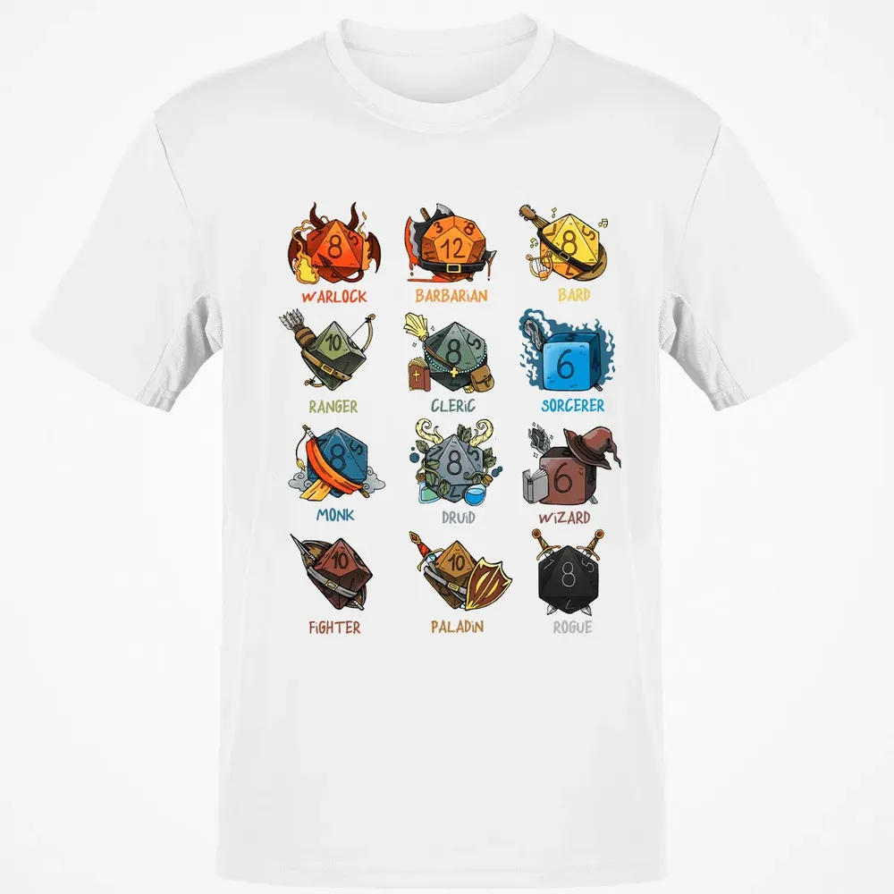Cute Dice Classes Classic Unisex T-Shirt - 13