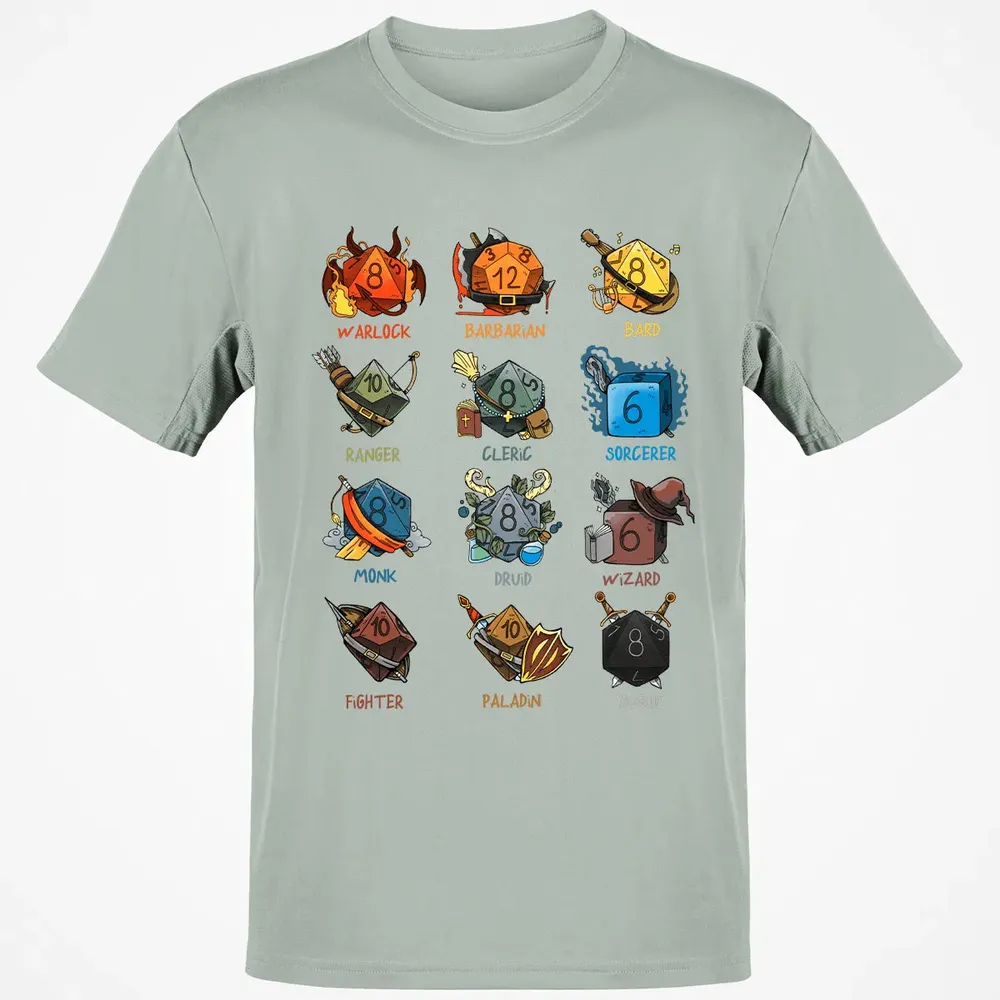 Cute Dice Classes Classic Unisex T-Shirt - 3