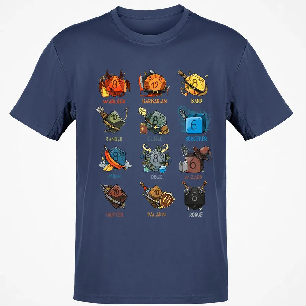 Cute Dice Classes Classic Unisex T-Shirt - 8