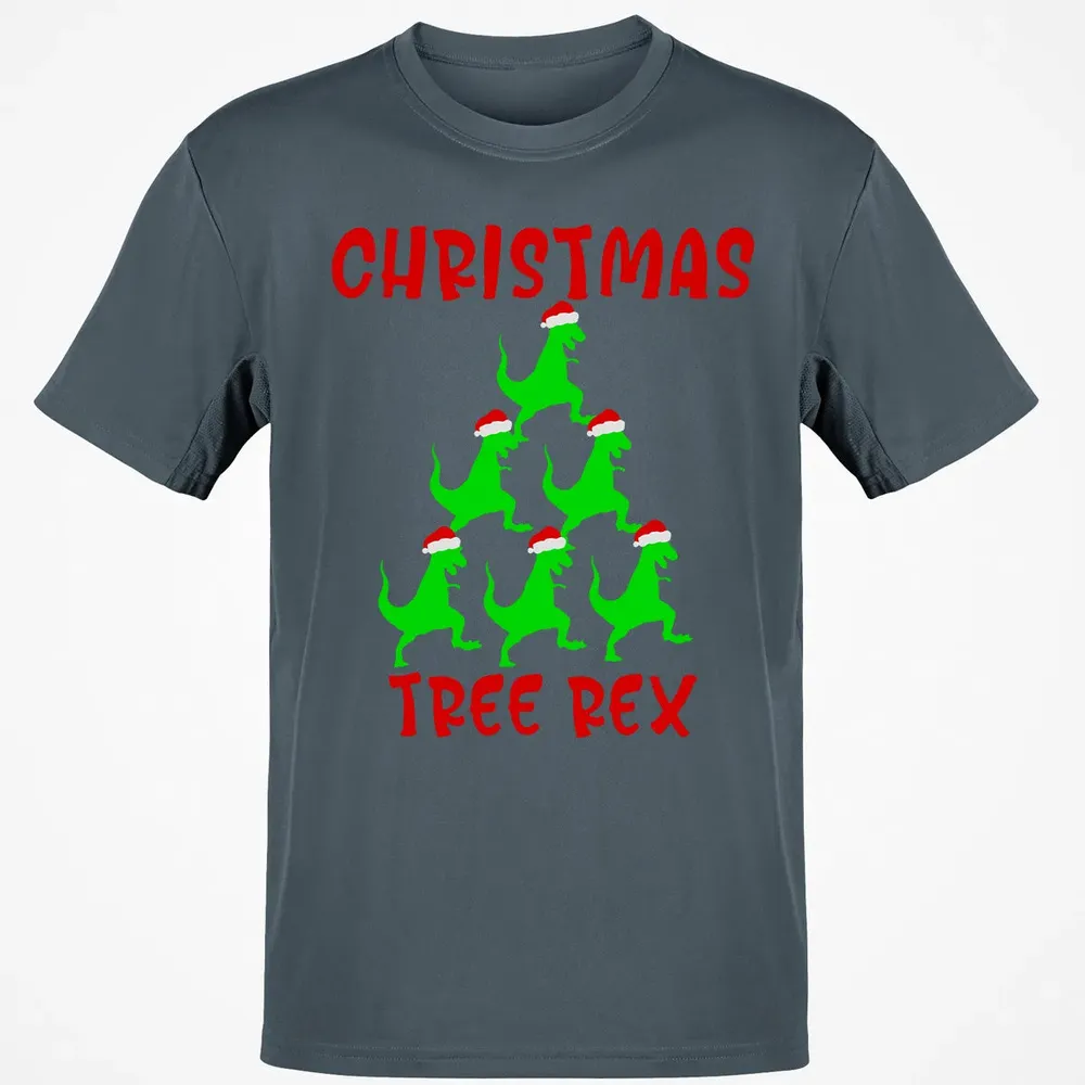 Christmas tree rex Classic Unisex T-Shirt - 4