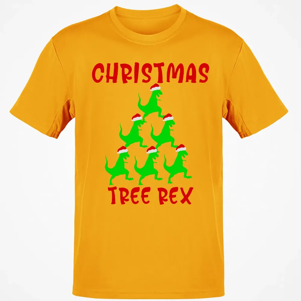 Christmas tree rex Classic Unisex T-Shirt - 5