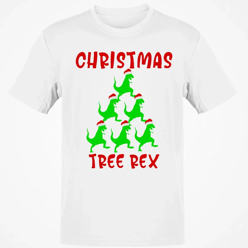 Christmas tree rex Classic Unisex T-Shirt - 13