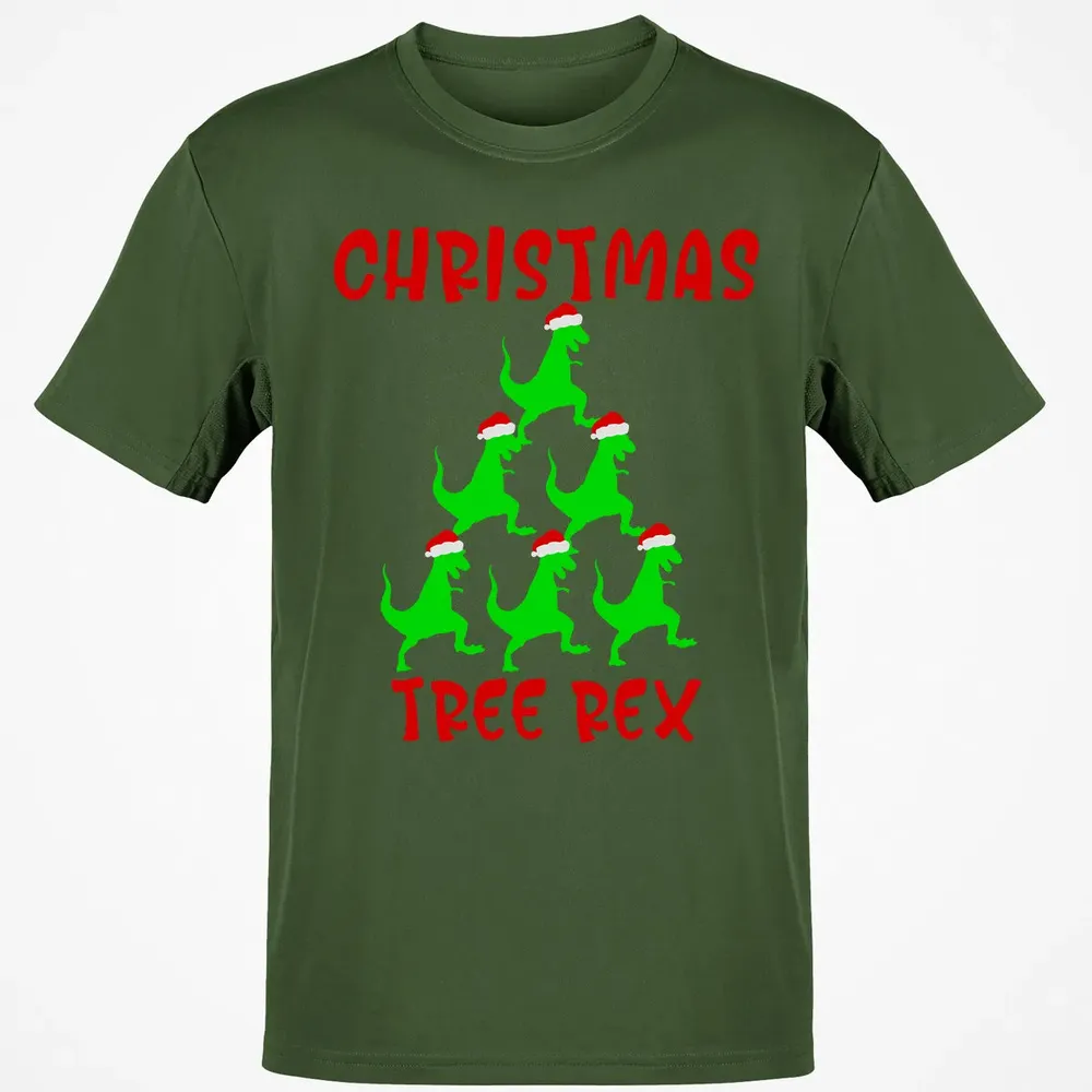 Christmas tree rex Classic Unisex T-Shirt - 7