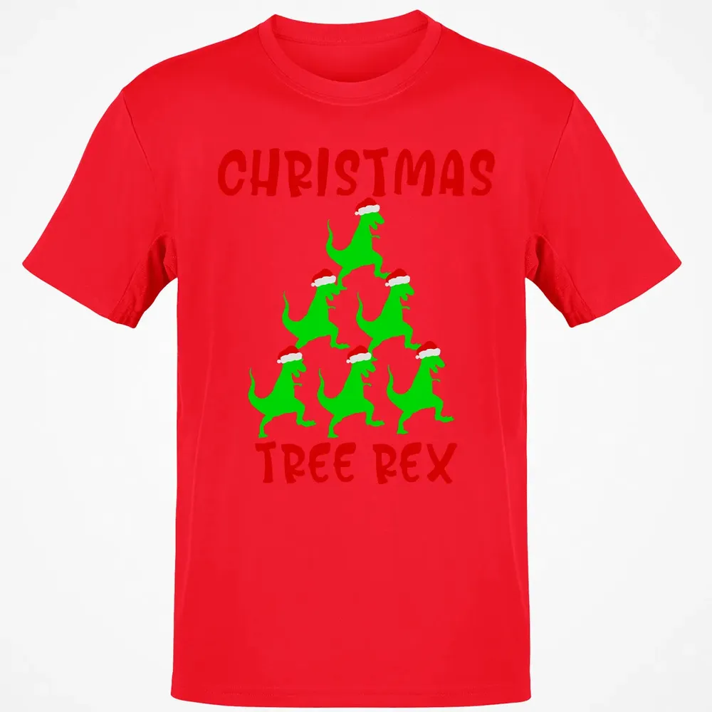 Christmas tree rex Classic Unisex T-Shirt - 11