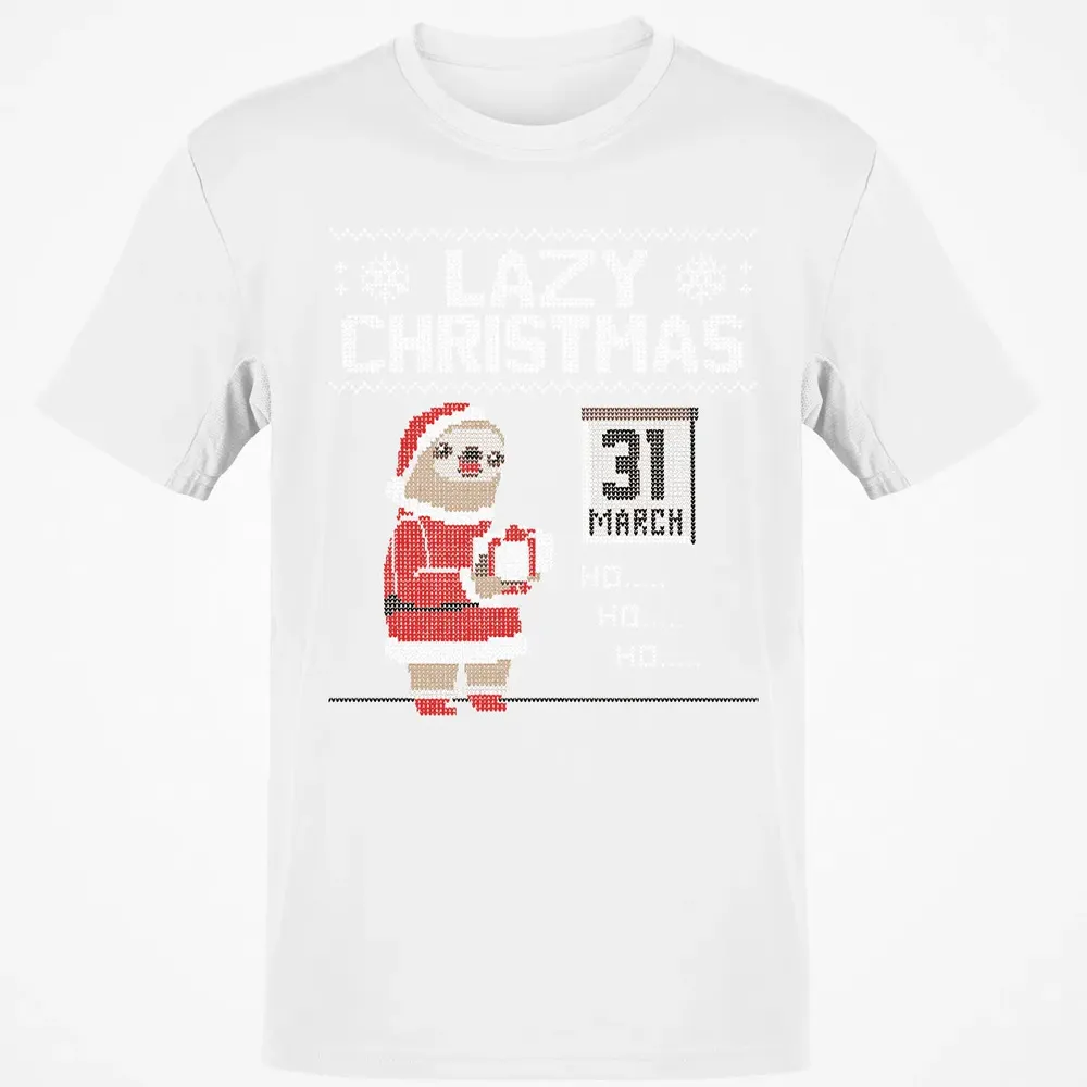 Lazy Christmas Classic Unisex T-Shirt - 13