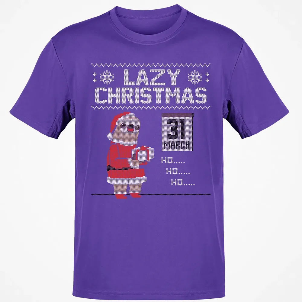 Lazy Christmas Classic Unisex T-Shirt - 10