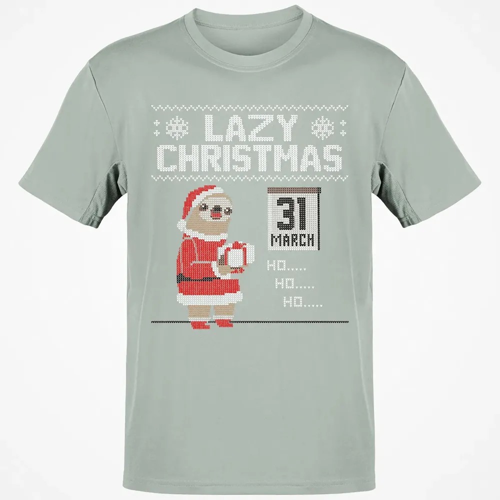 Lazy Christmas Classic Unisex T-Shirt - 3