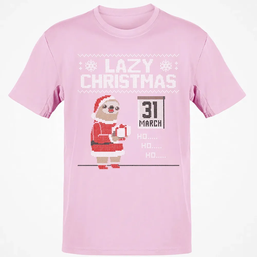 Lazy Christmas Classic Unisex T-Shirt - 6