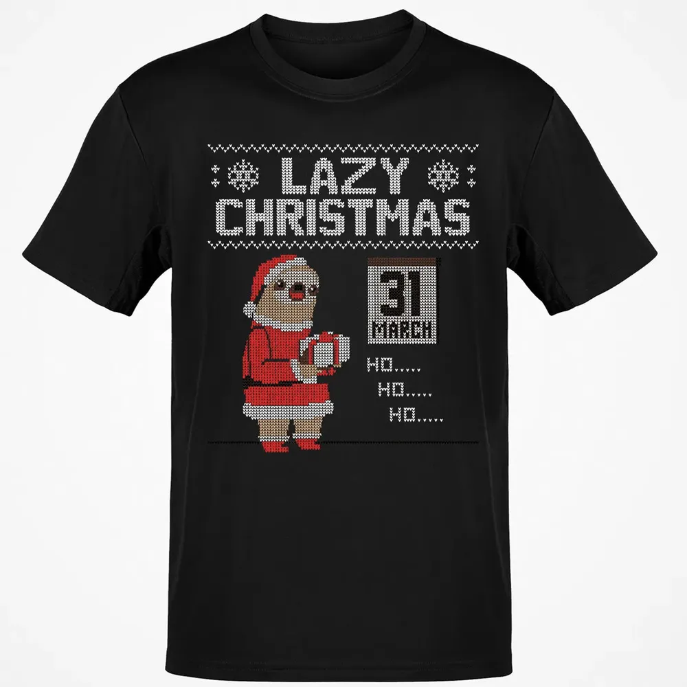 Lazy Christmas Classic Unisex T-Shirt - 2