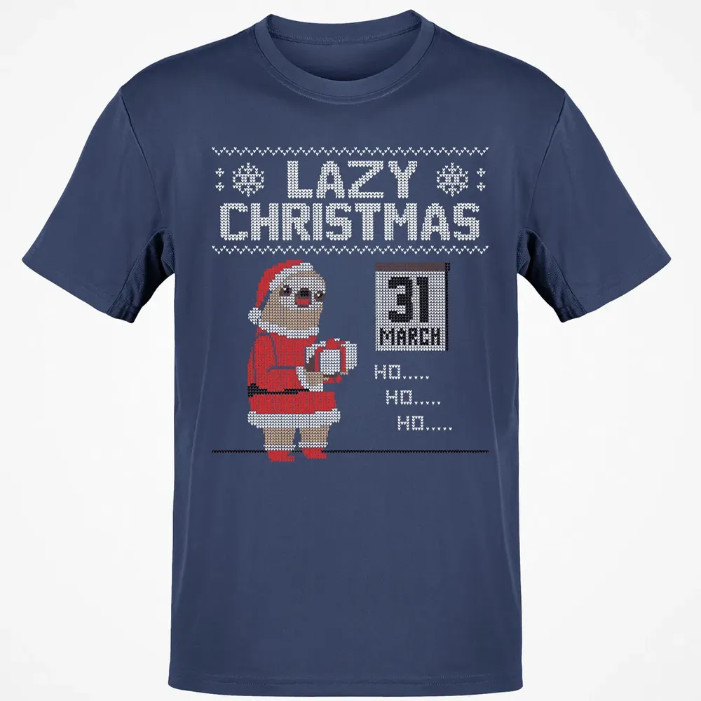 Lazy Christmas Classic Unisex T-Shirt - 8