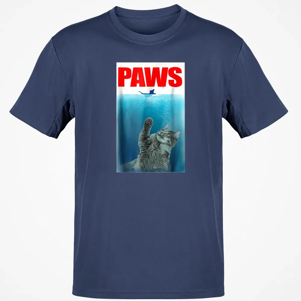 Paws Cat and Mouse  Cute Funny Cat Lover Classic Unisex T-Shirt - 8