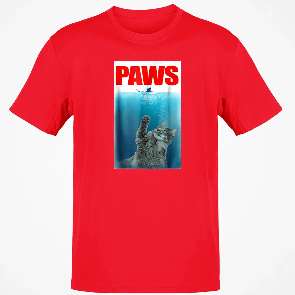 Paws Cat and Mouse  Cute Funny Cat Lover Classic Unisex T-Shirt - 11