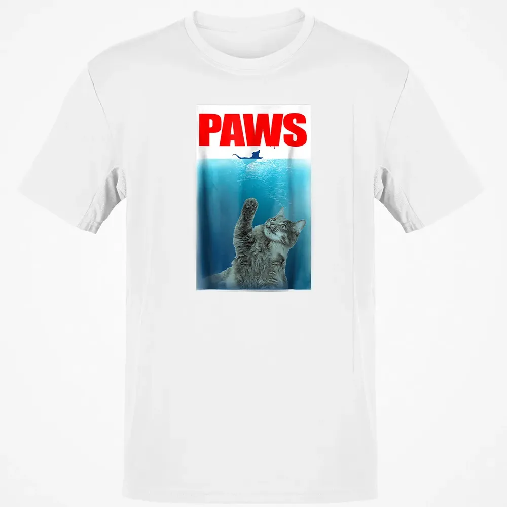 Paws Cat and Mouse  Cute Funny Cat Lover Classic Unisex T-Shirt - 13