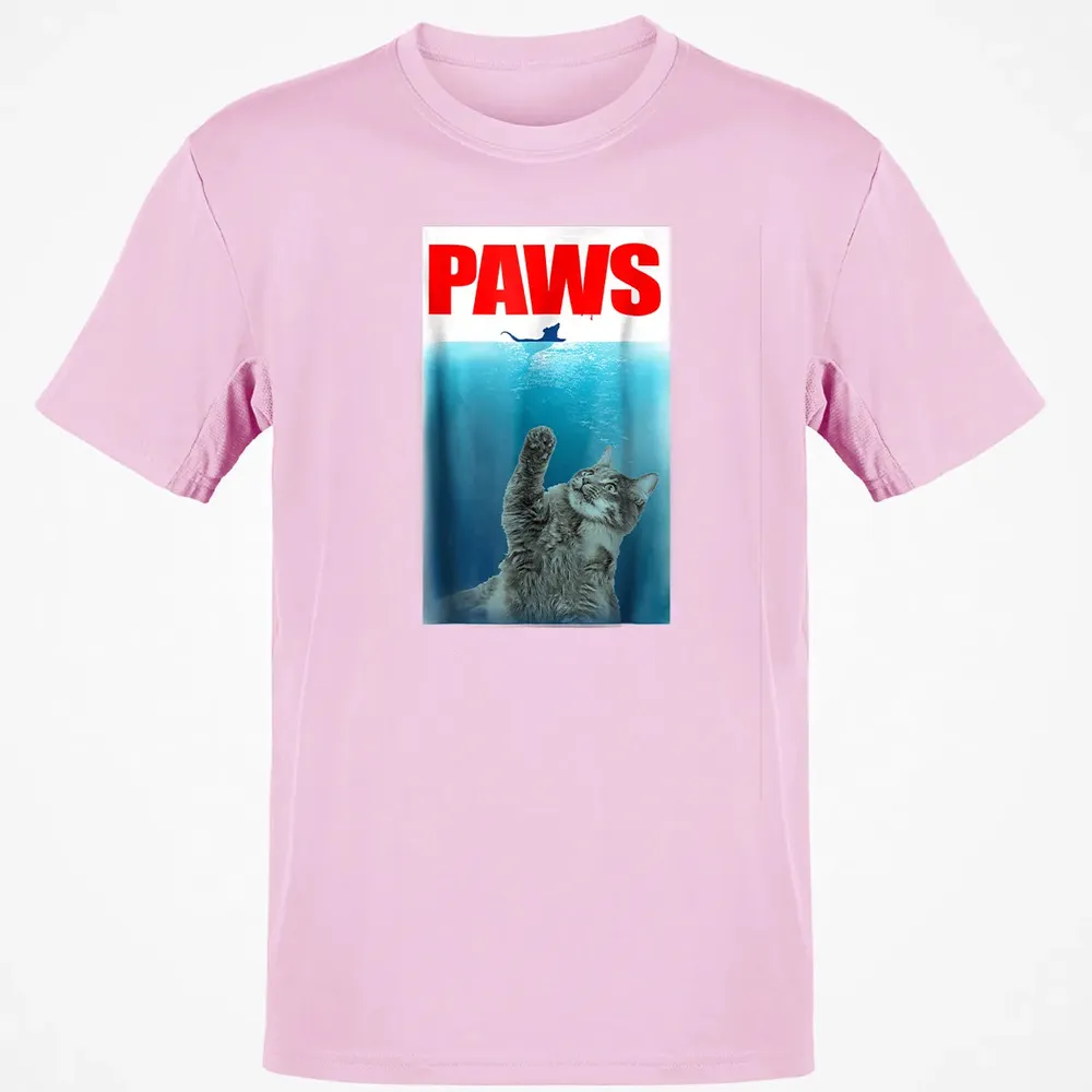 Paws Cat and Mouse  Cute Funny Cat Lover Classic Unisex T-Shirt - 6