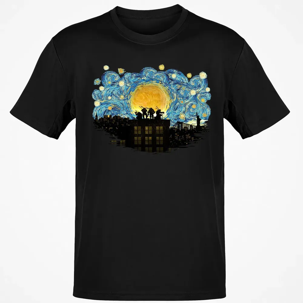TMNT Starry Night Classic Unisex T-Shirt - 2