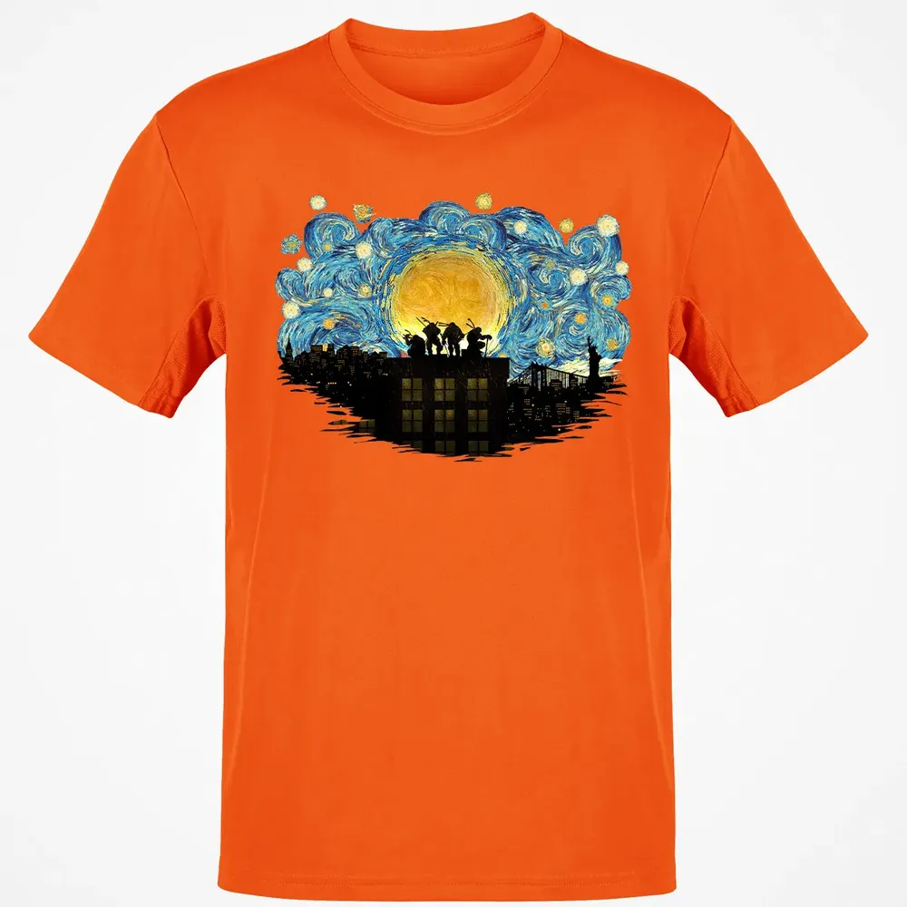 TMNT Starry Night Classic Unisex T-Shirt - 9