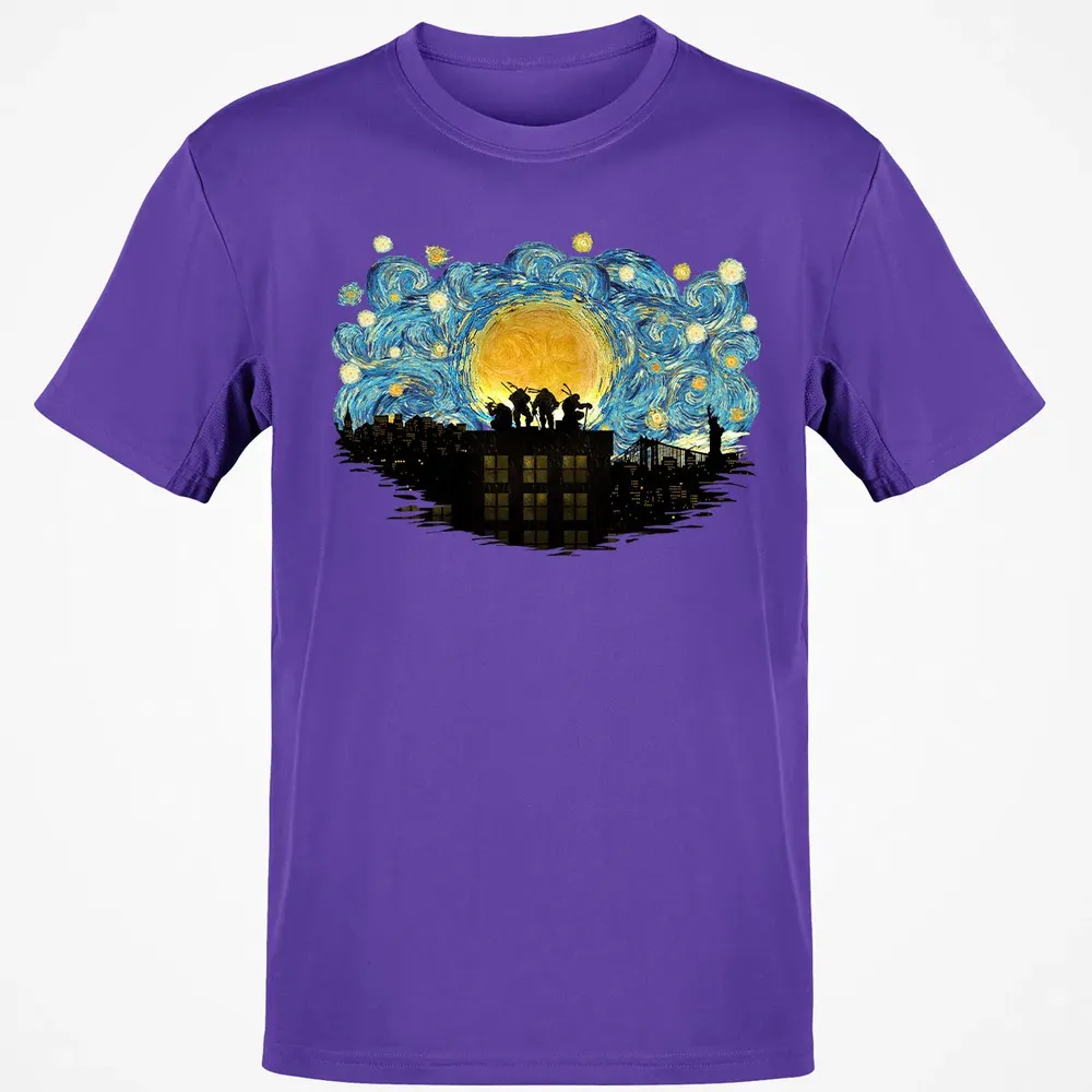 TMNT Starry Night Classic Unisex T-Shirt - 10