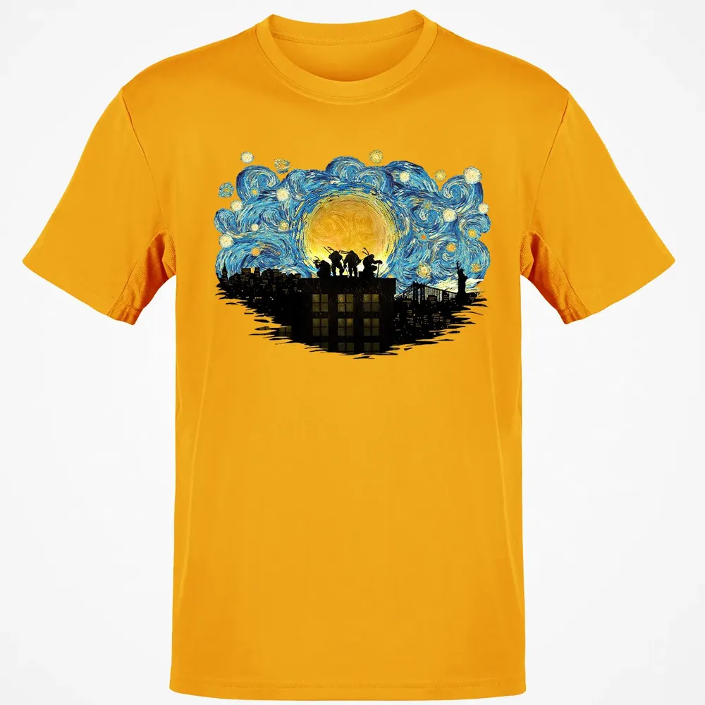 TMNT Starry Night Classic Unisex T-Shirt - 5