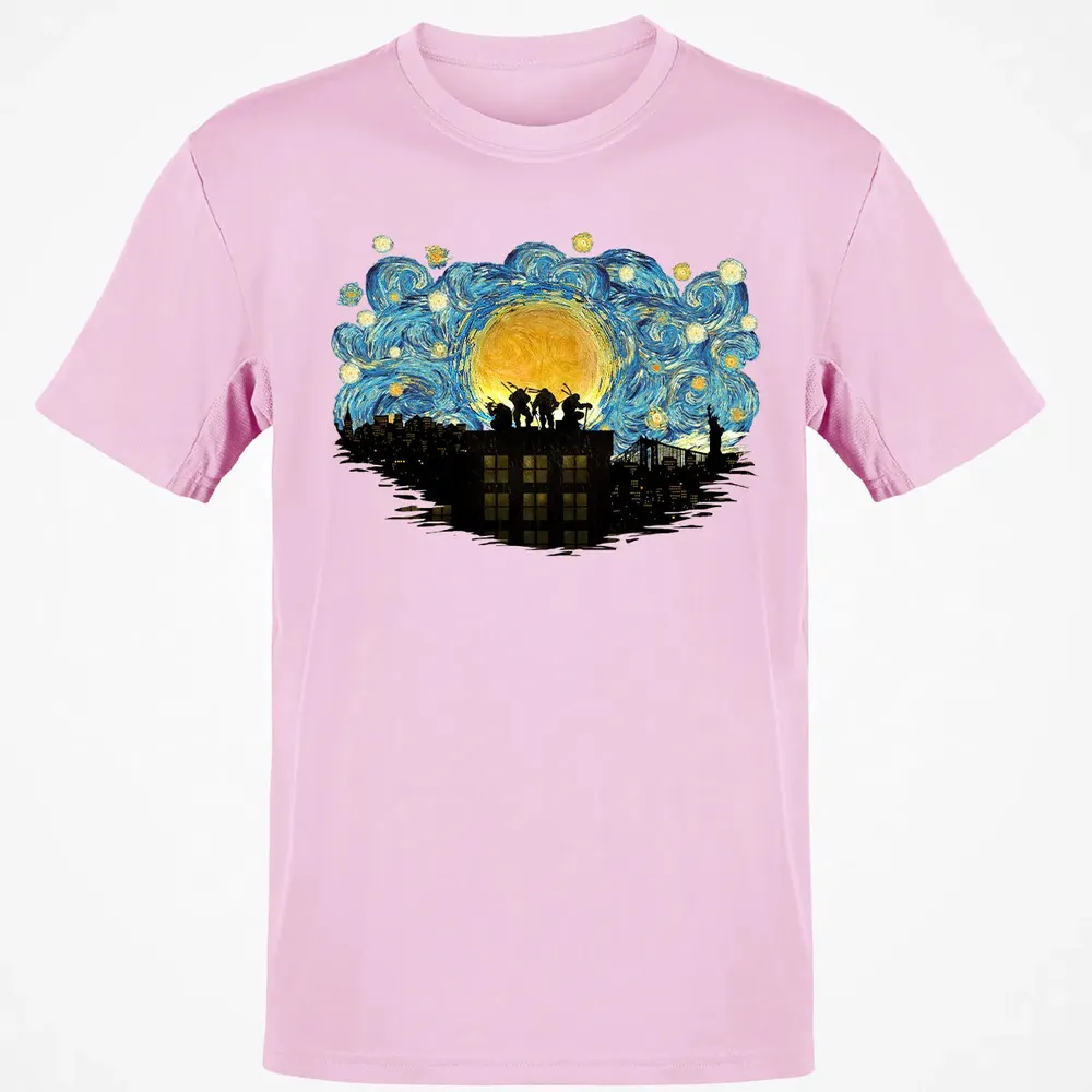 TMNT Starry Night Classic Unisex T-Shirt - 6