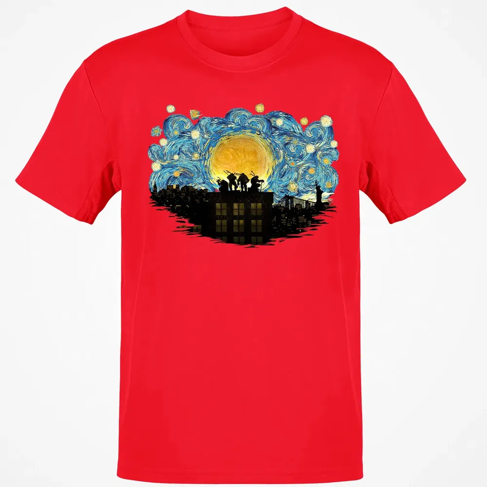 TMNT Starry Night Classic Unisex T-Shirt - 11