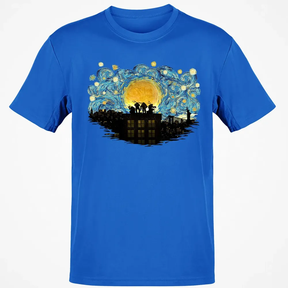 TMNT Starry Night Classic Unisex T-Shirt - 12