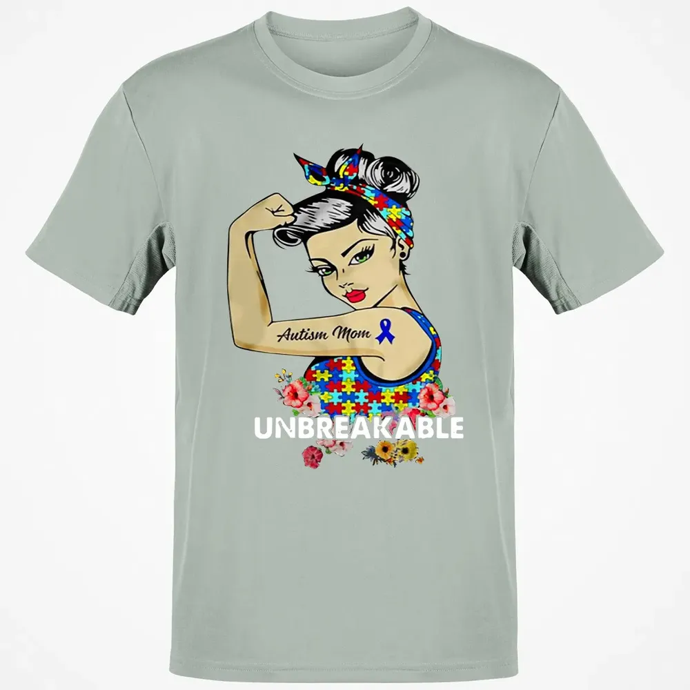 Autism Mom - Unbreakable Classic Unisex T-Shirt - 3