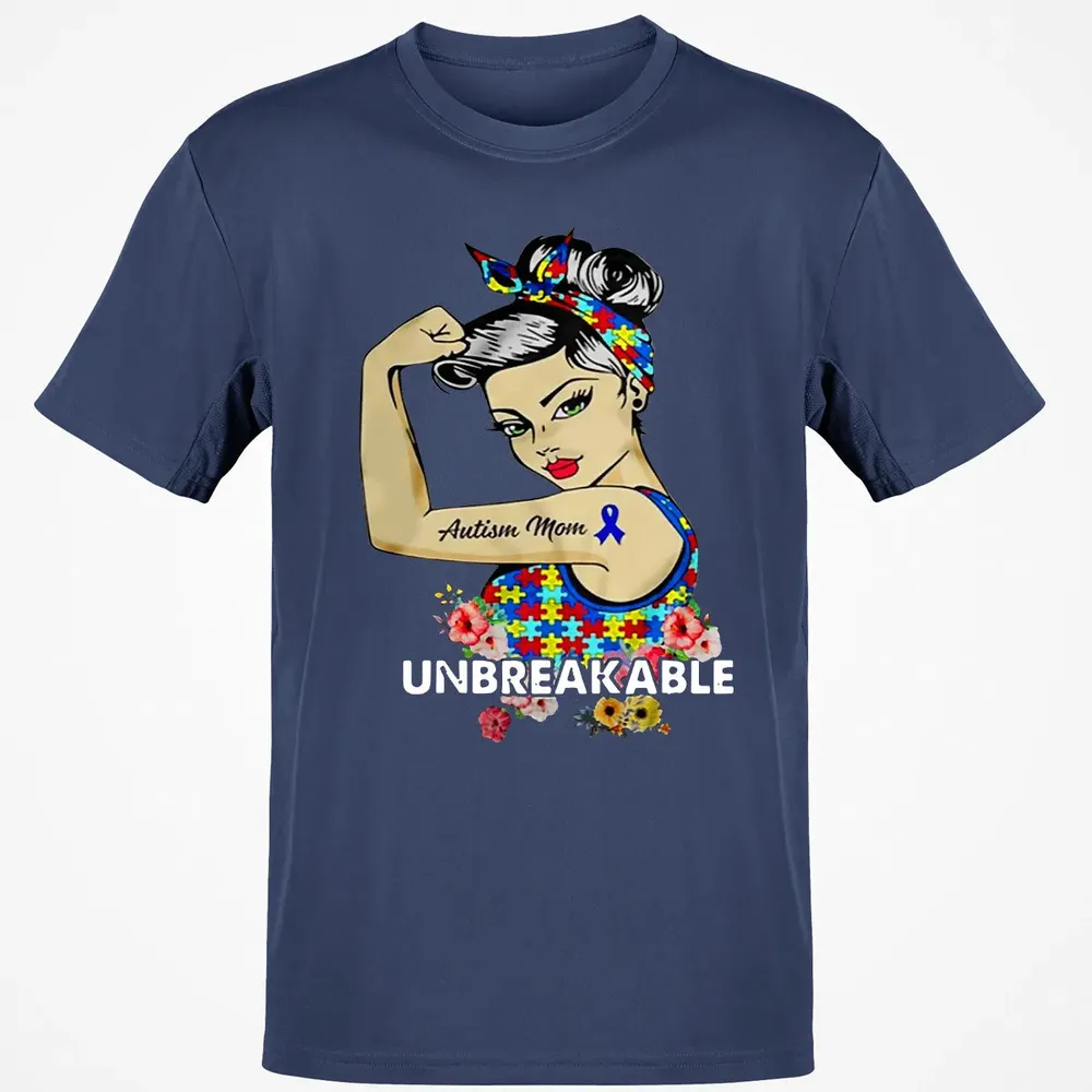 Autism Mom - Unbreakable Classic Unisex T-Shirt - 8
