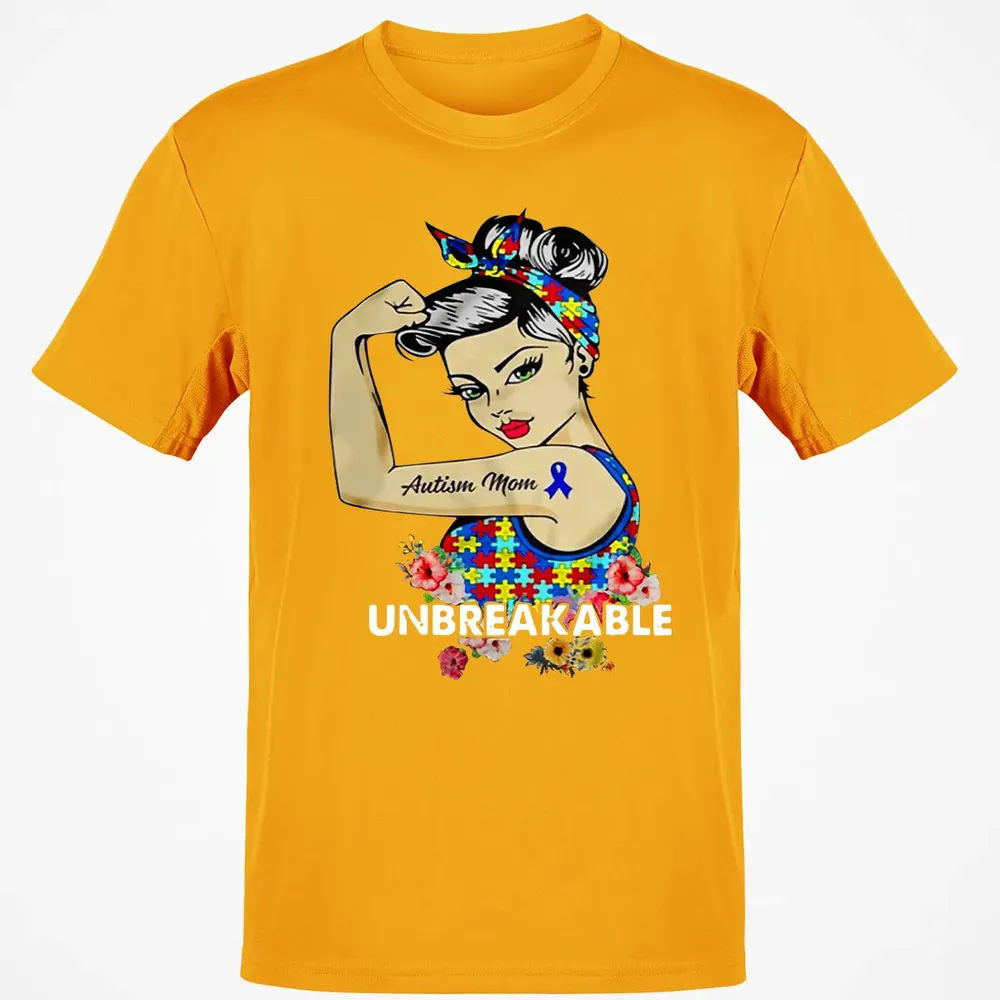 Autism Mom - Unbreakable Classic Unisex T-Shirt - 5