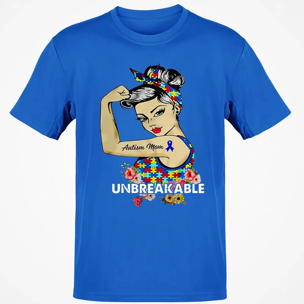 Autism Mom - Unbreakable Classic Unisex T-Shirt - 12