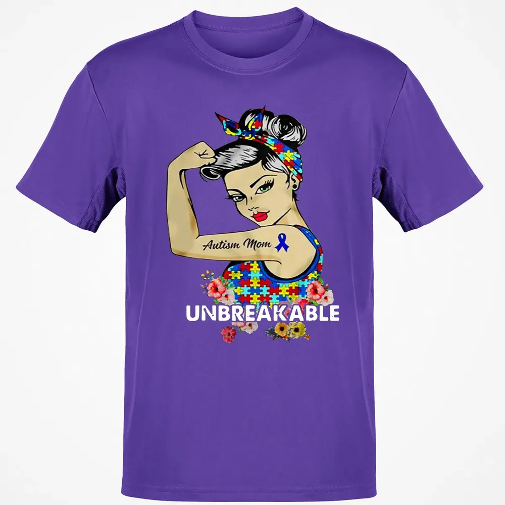 Autism Mom - Unbreakable Classic Unisex T-Shirt - 10