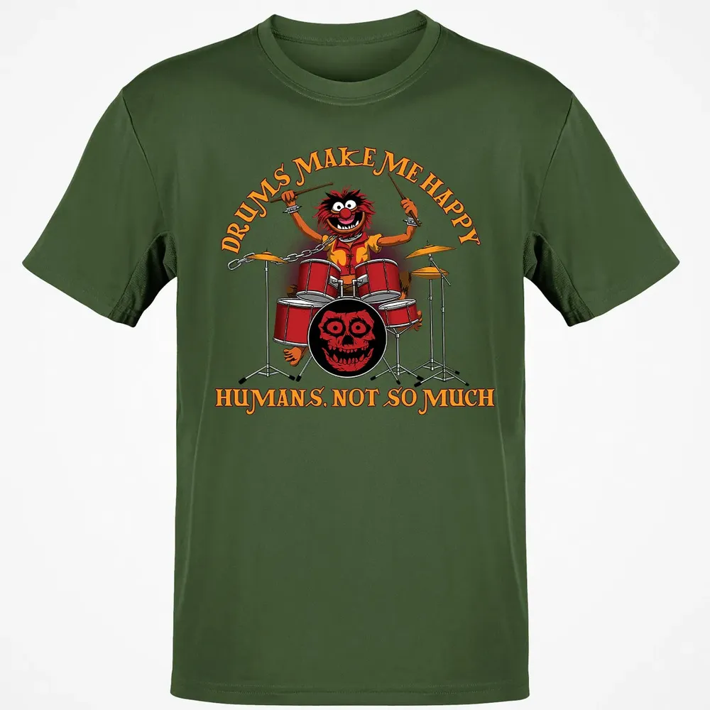 Drums Make Me Happy Classic Unisex T-Shirt - 7