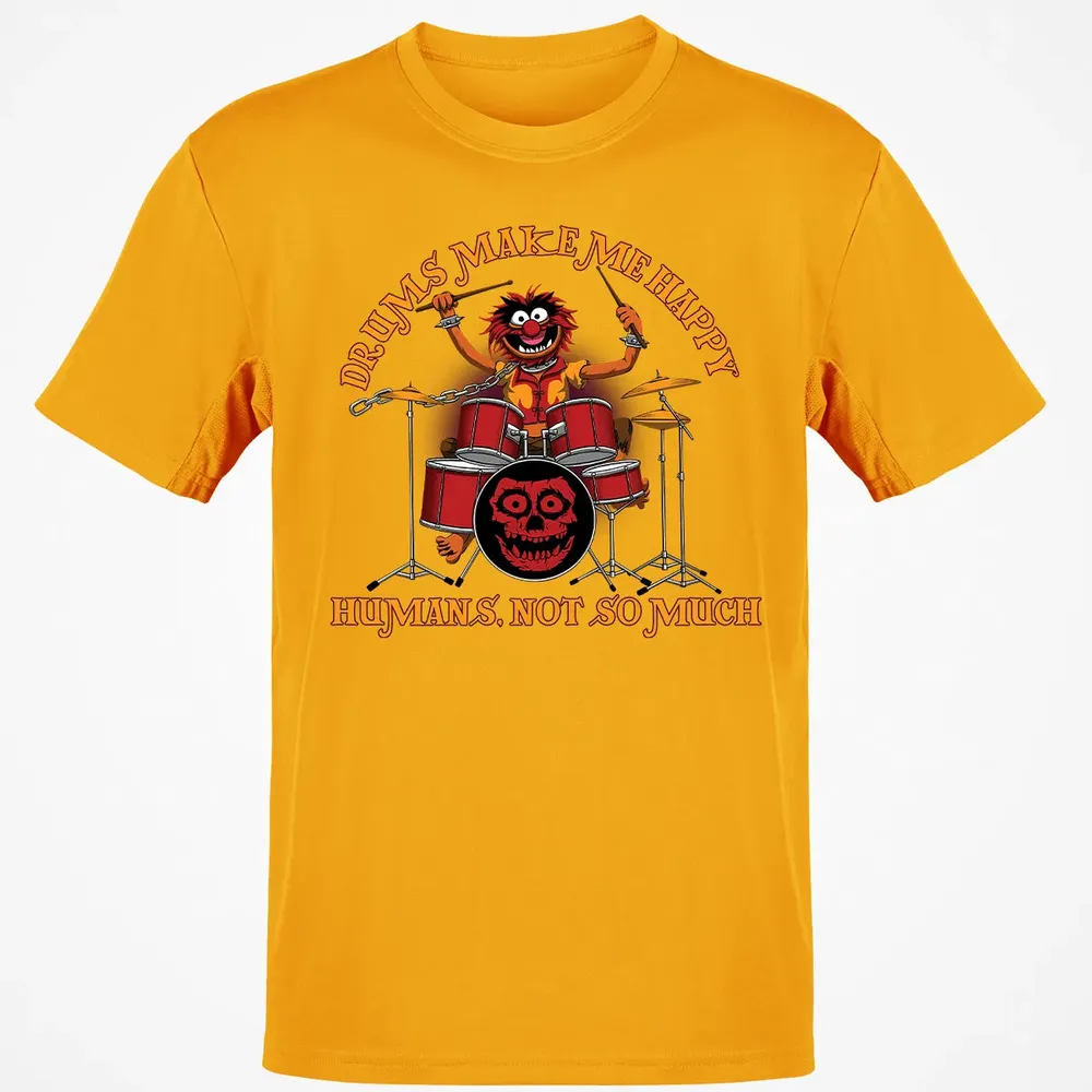 Drums Make Me Happy Classic Unisex T-Shirt - 5