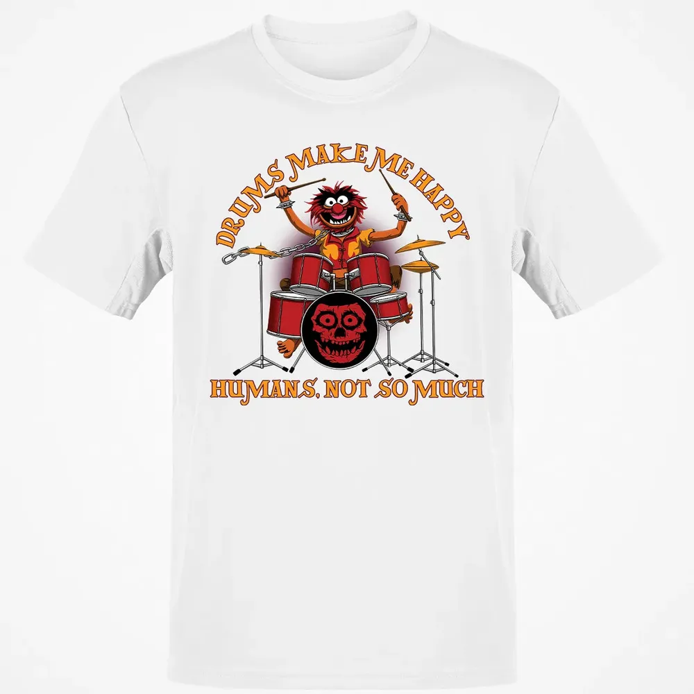 Drums Make Me Happy Classic Unisex T-Shirt - 13