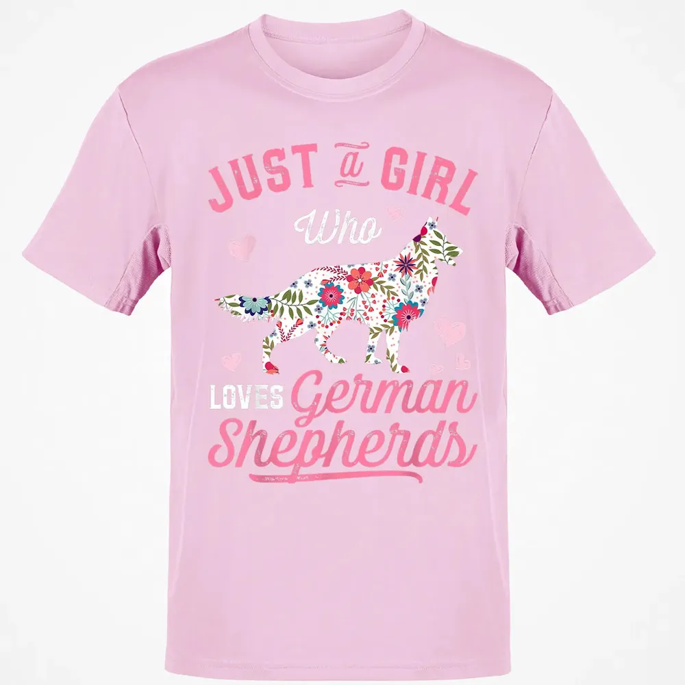 Just a Girl Who Loves German Shepherd Classic Unisex T-Shirt - 6