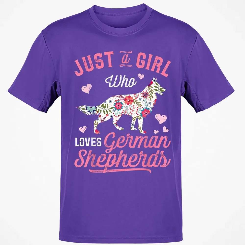 Just a Girl Who Loves German Shepherd Classic Unisex T-Shirt - 10