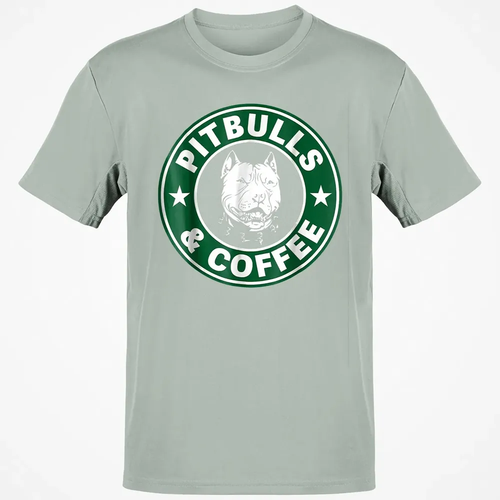 Pitbull and Coffee Classic Unisex T-Shirt - 3