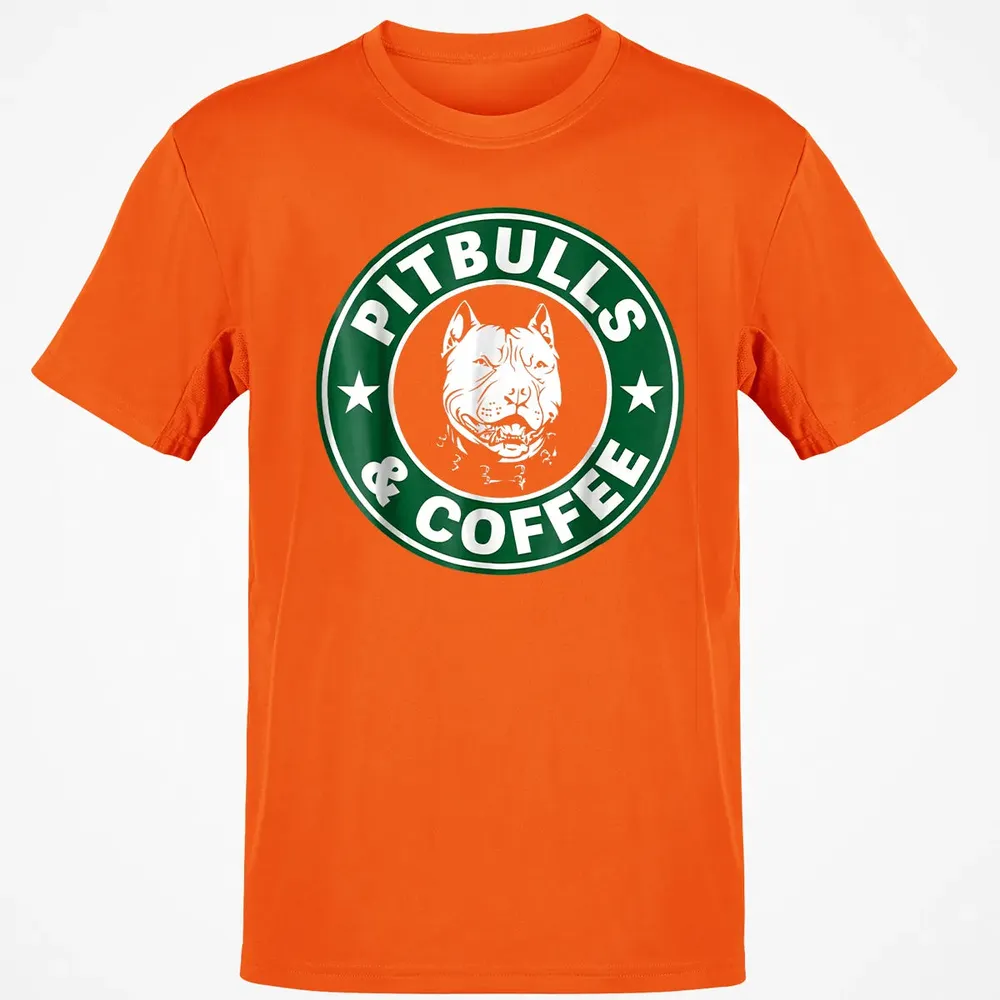 Pitbull and Coffee Classic Unisex T-Shirt - 9