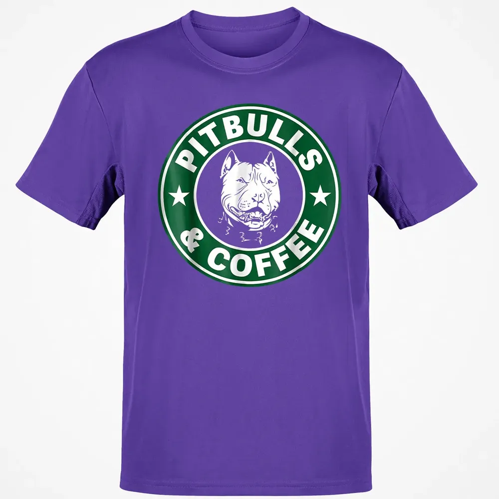 Pitbull and Coffee Classic Unisex T-Shirt - 10