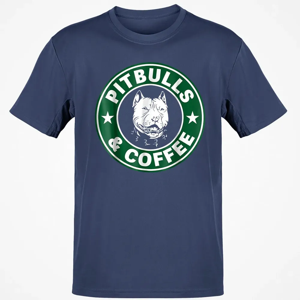 Pitbull and Coffee Classic Unisex T-Shirt - 8
