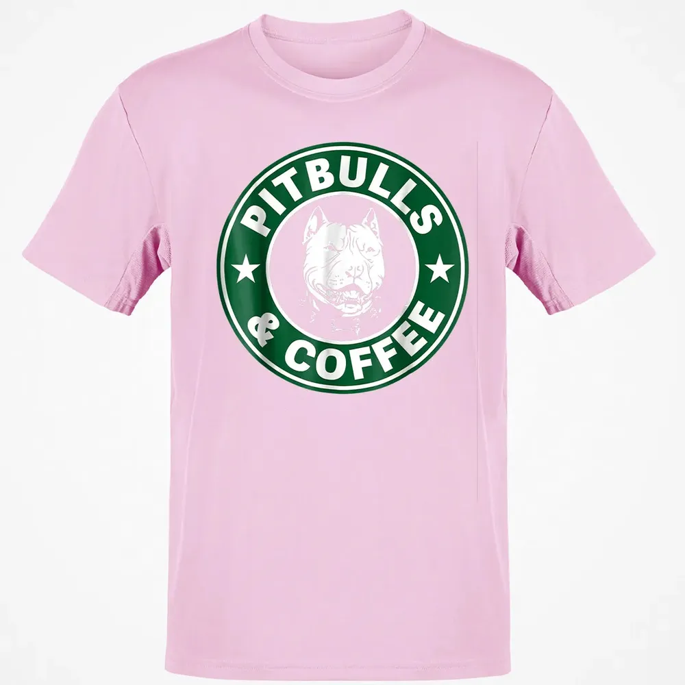 Pitbull and Coffee Classic Unisex T-Shirt - 6