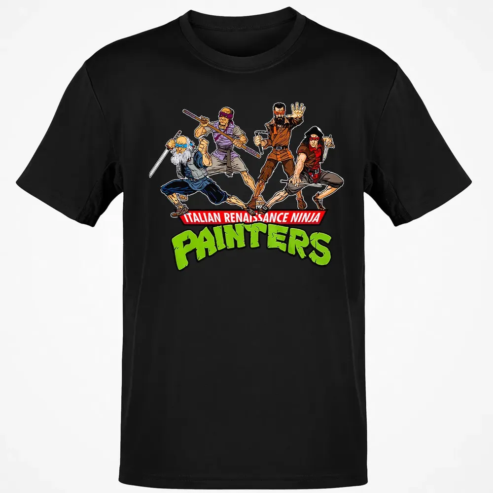 Italian Renaissance Ninja Painter Classic Unisex T-Shirt - 2