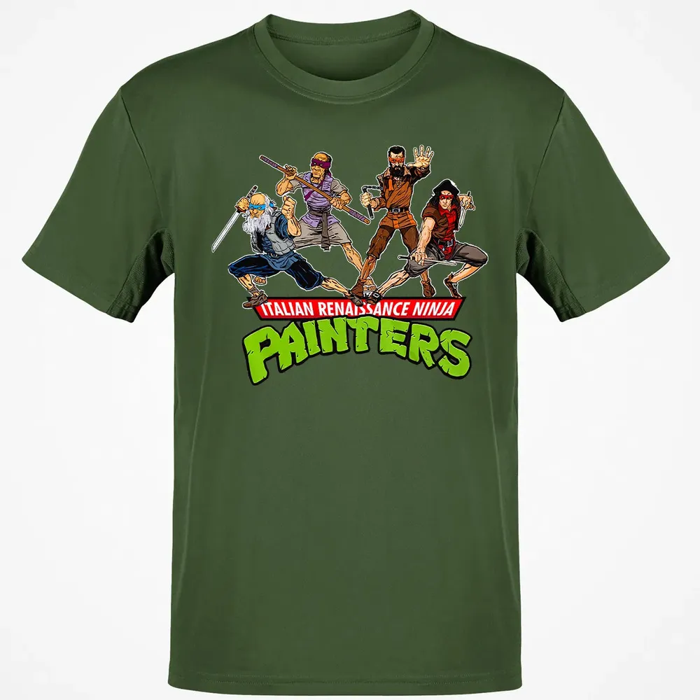 Italian Renaissance Ninja Painter Classic Unisex T-Shirt - 7