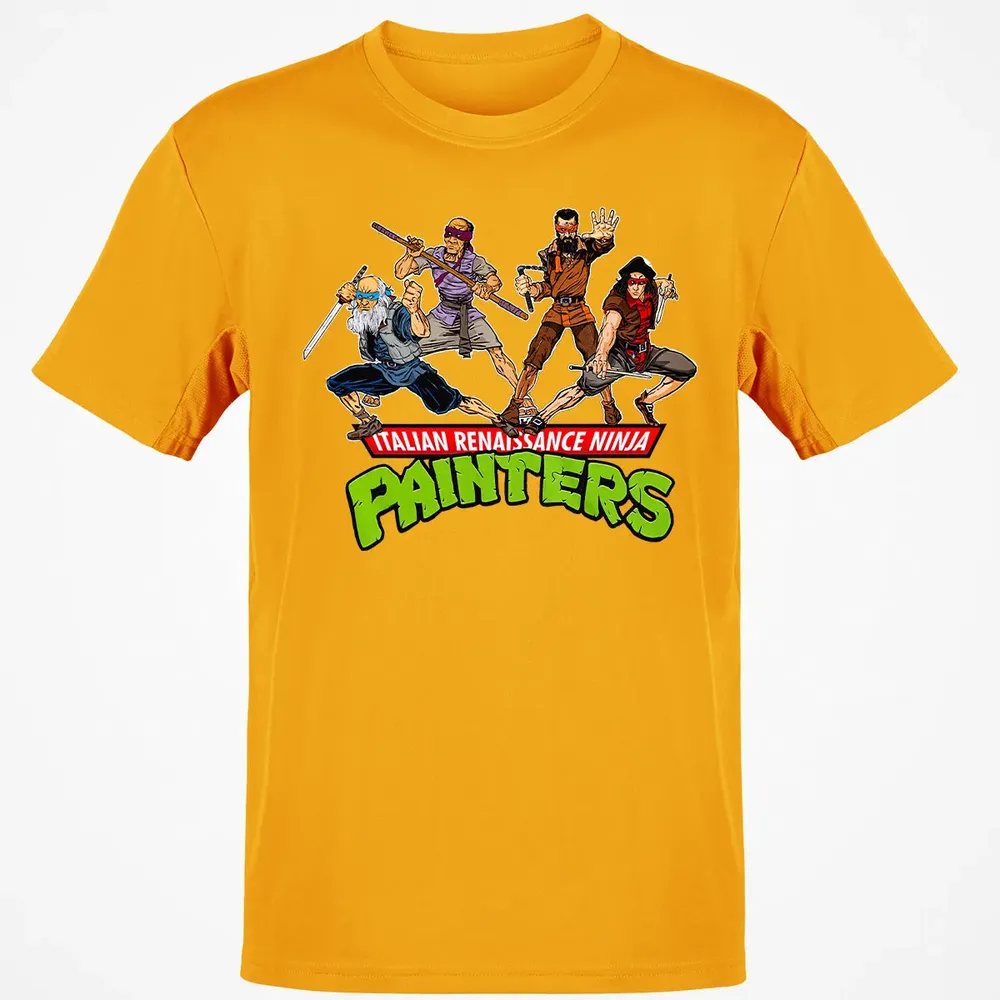Italian Renaissance Ninja Painter Classic Unisex T-Shirt - 5