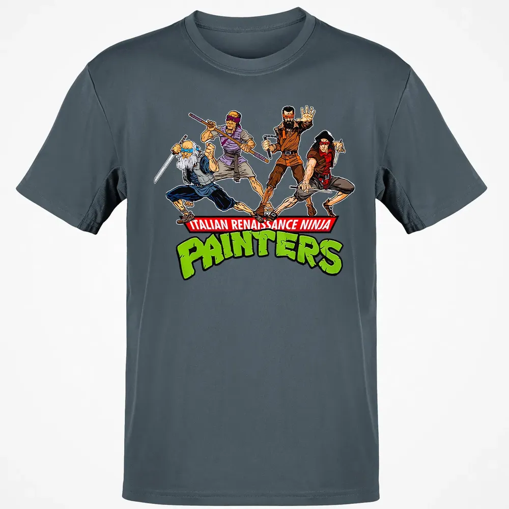Italian Renaissance Ninja Painter Classic Unisex T-Shirt - 4