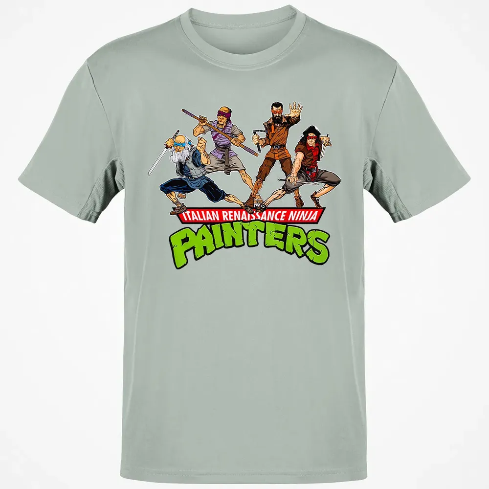 Italian Renaissance Ninja Painter Classic Unisex T-Shirt - 3