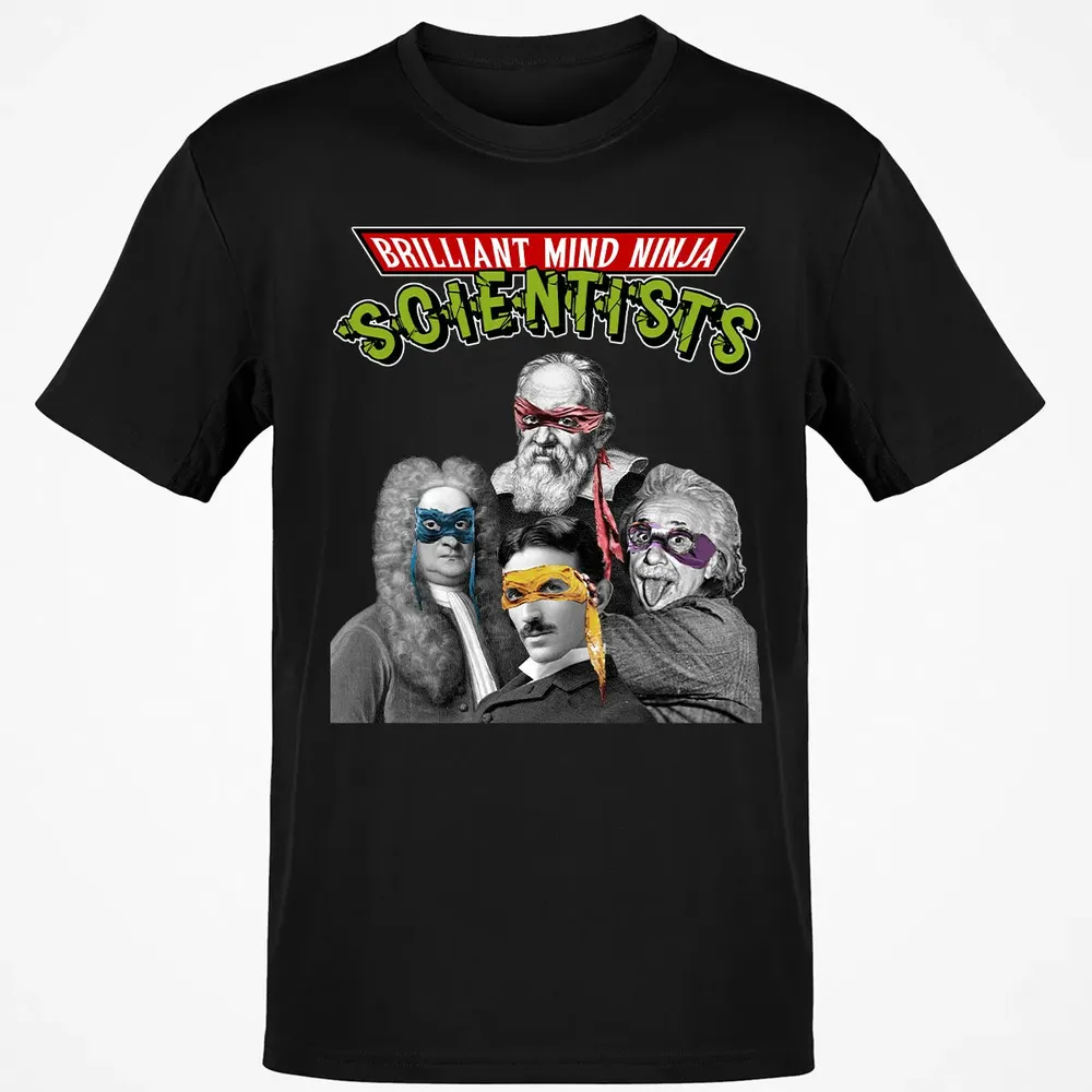 Brilliant Mind Ninja Scientists Classic Unisex T-Shirt - 2