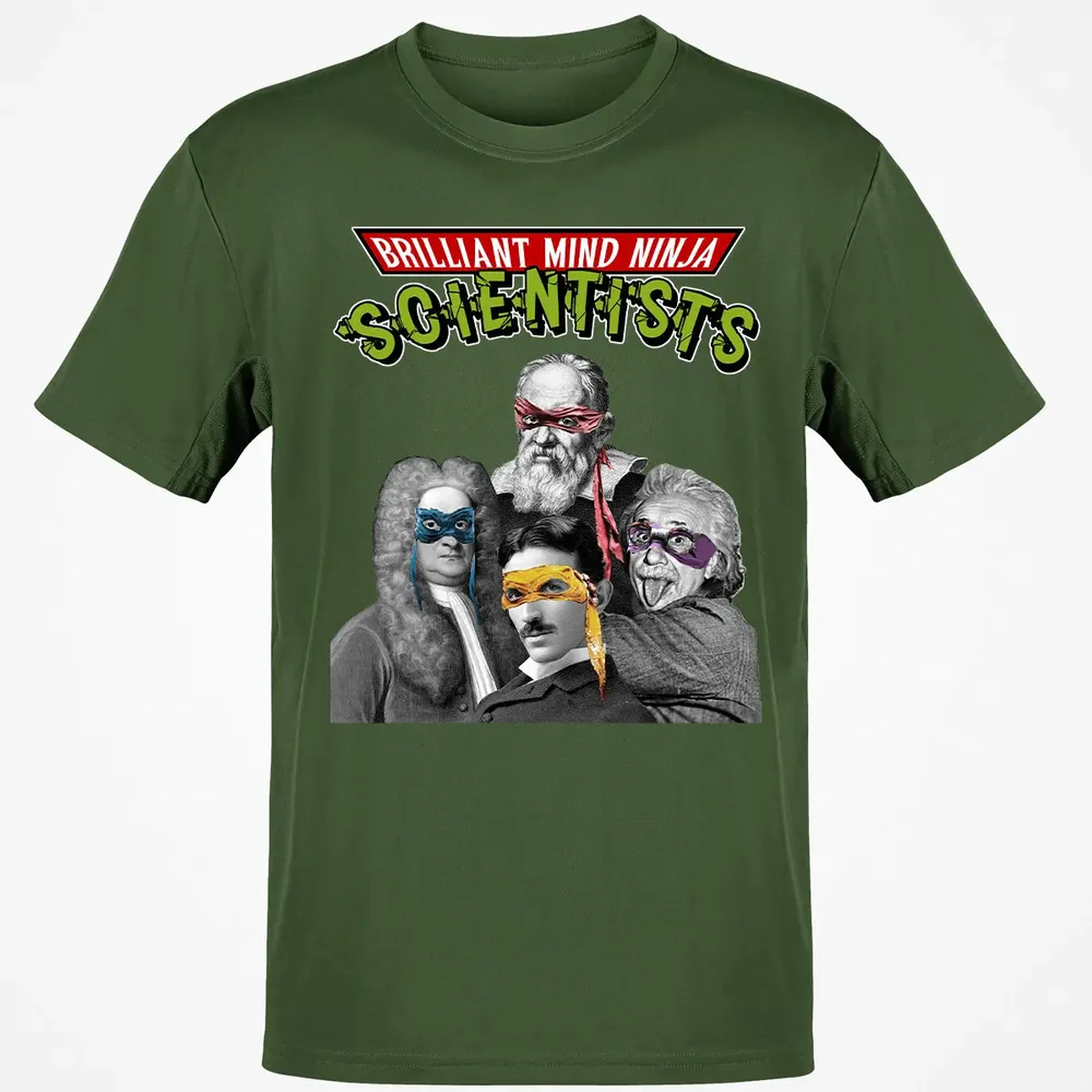 Brilliant Mind Ninja Scientists Classic Unisex T-Shirt - 7