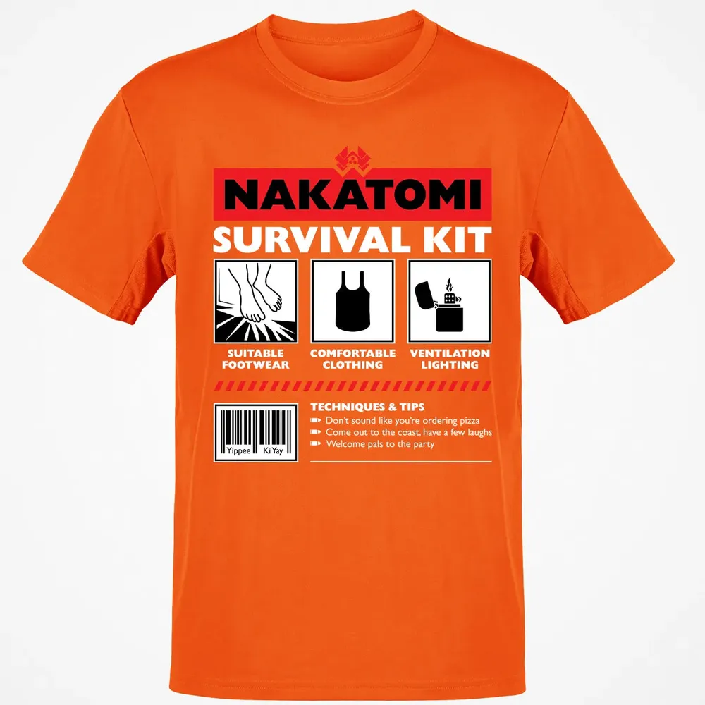 Nakatomi Survival Kit Classic Unisex T-Shirt - 9